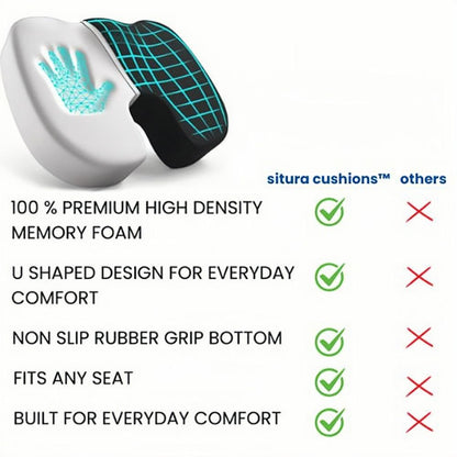 Situra Advanced Pressure Relief - seat cushion for Tailbone & Sciatic Support